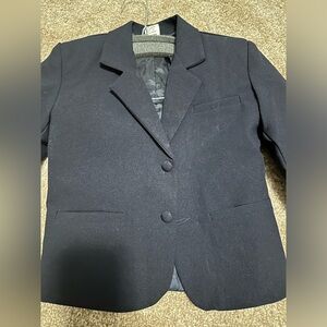2t Navy blue boys 5 piece suit